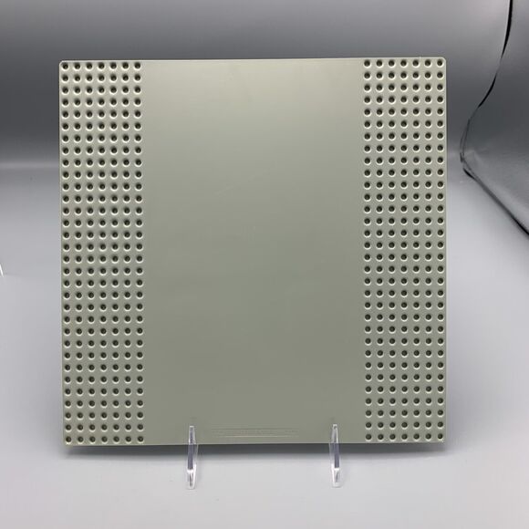 Vintage LEGO Gray Platform Base Plate Straight Road White Sidelines 2358 1-01 - Picture 2 of 4